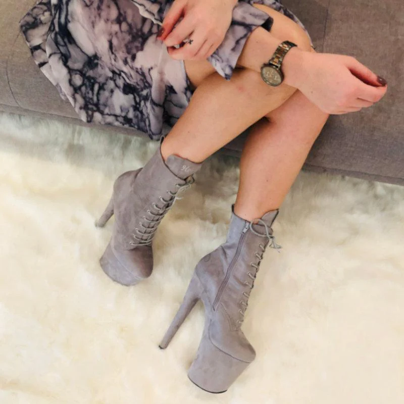 BabyDoll Light Grey - 8 INCH - Image 4