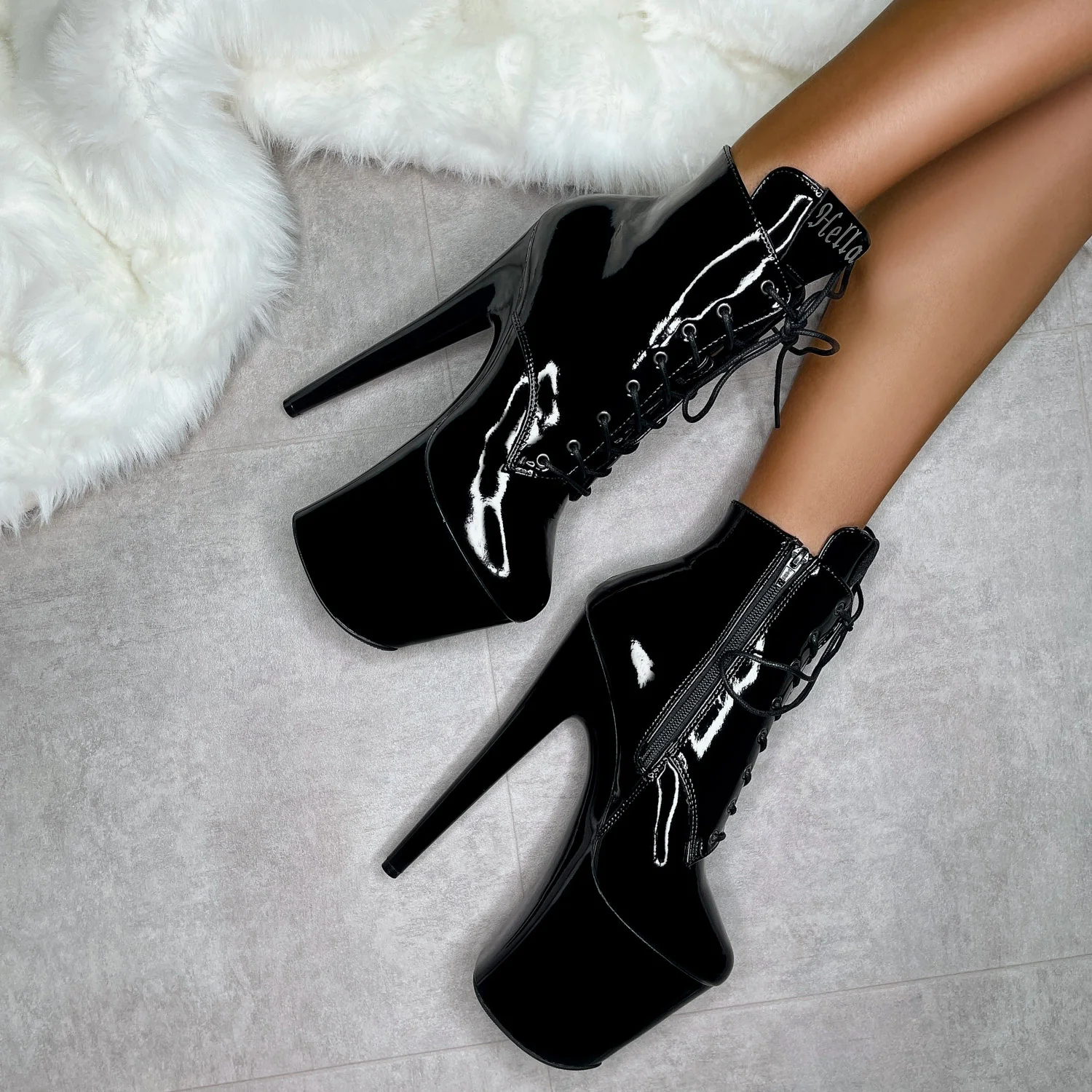 Black Beatle - Ankle Boot - 8 INCH - Image 2