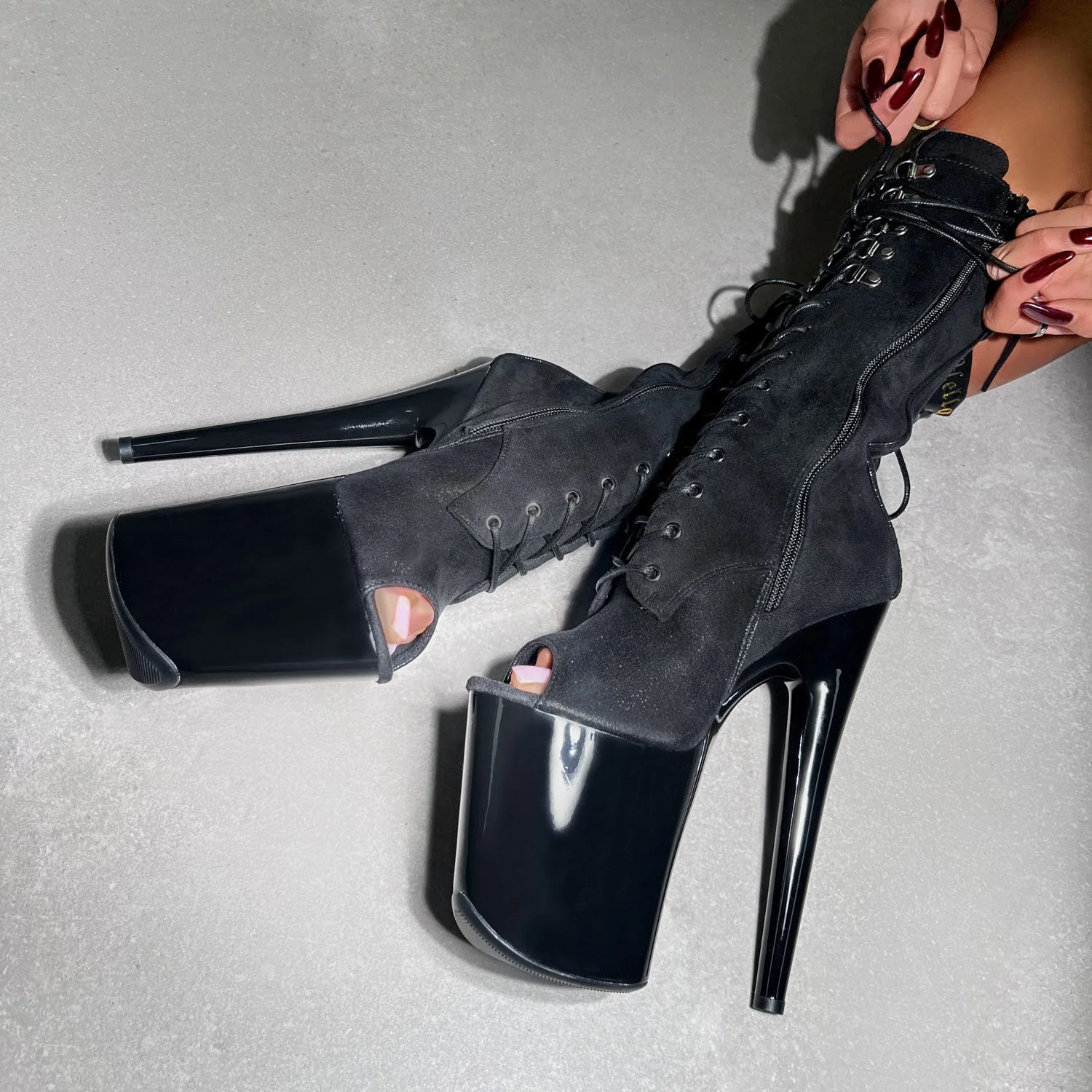 Blaq Kicks Open Toe - 8 INCH - Image 3