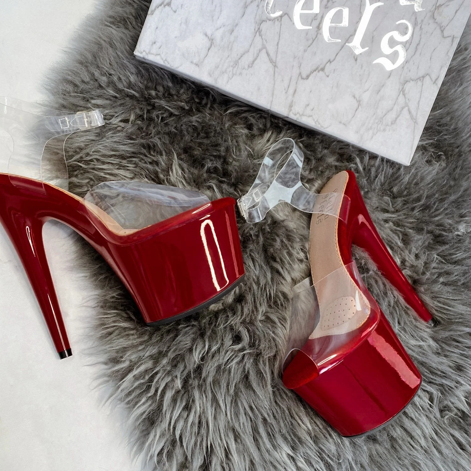Chilli Classic Stiletto Wide Fit - Gloss - 7 INCH - Image 4
