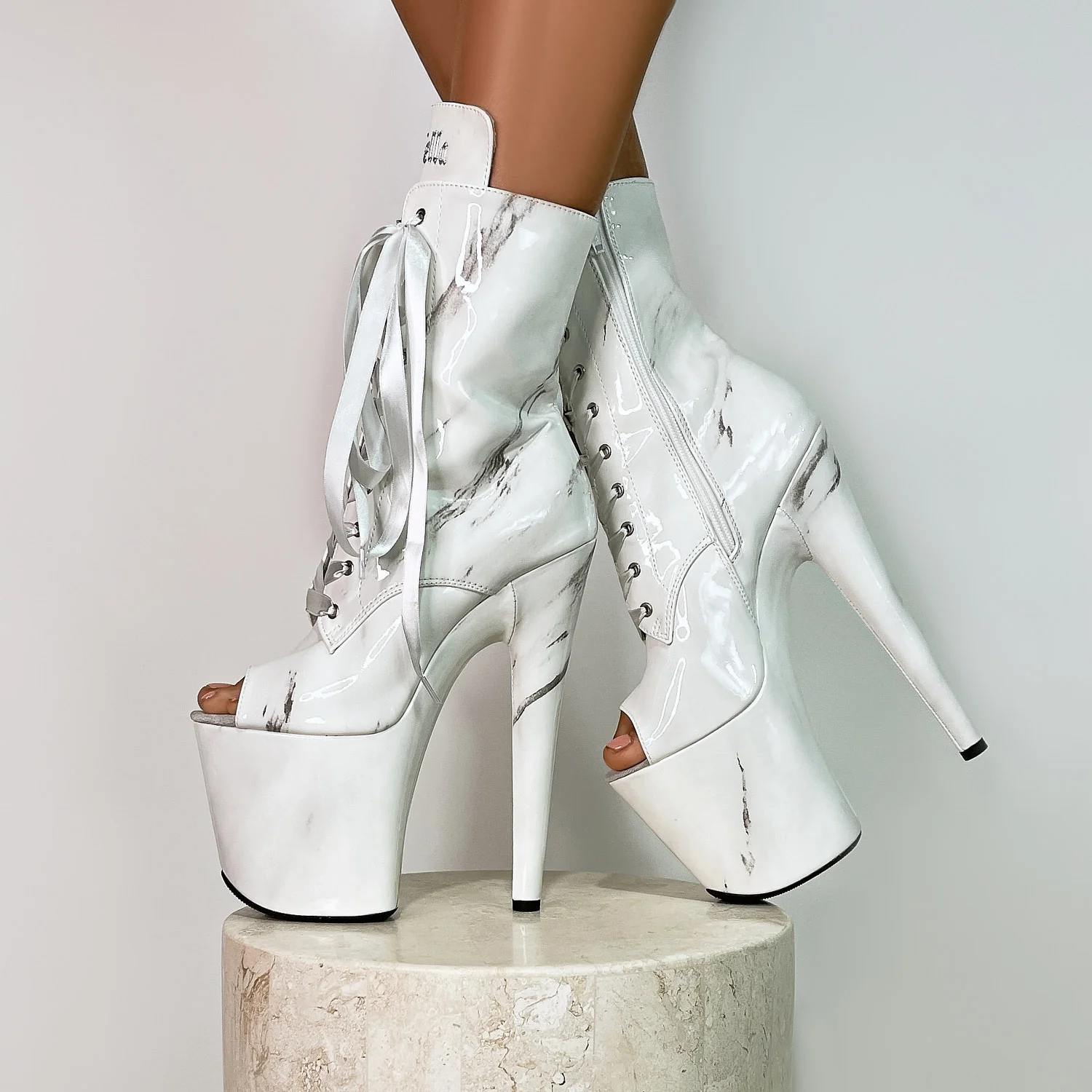 Faith Open Toe Boot - 8 INCH - Image 4