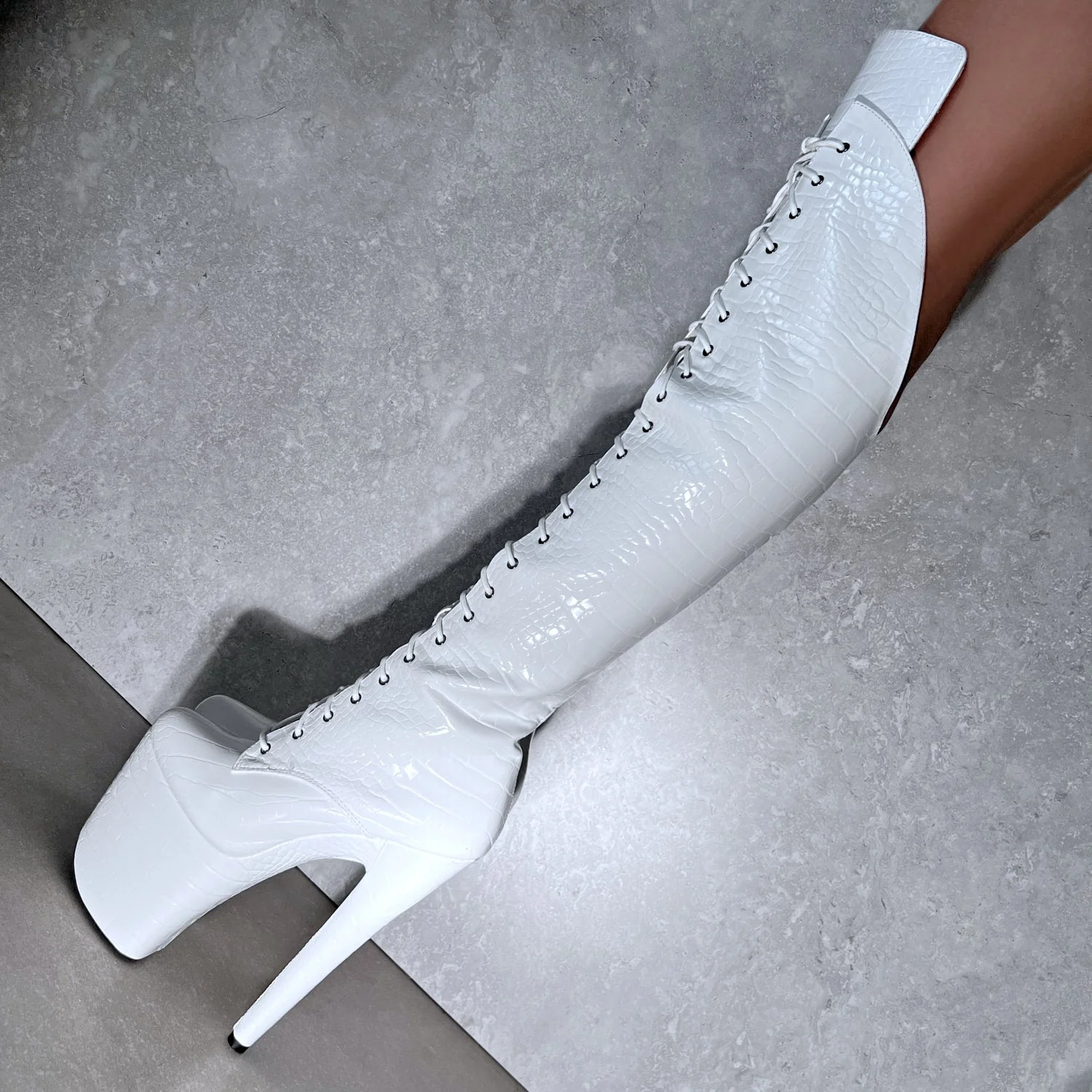 Ghosted Over Knee Boot - 8 INCH - Image 4