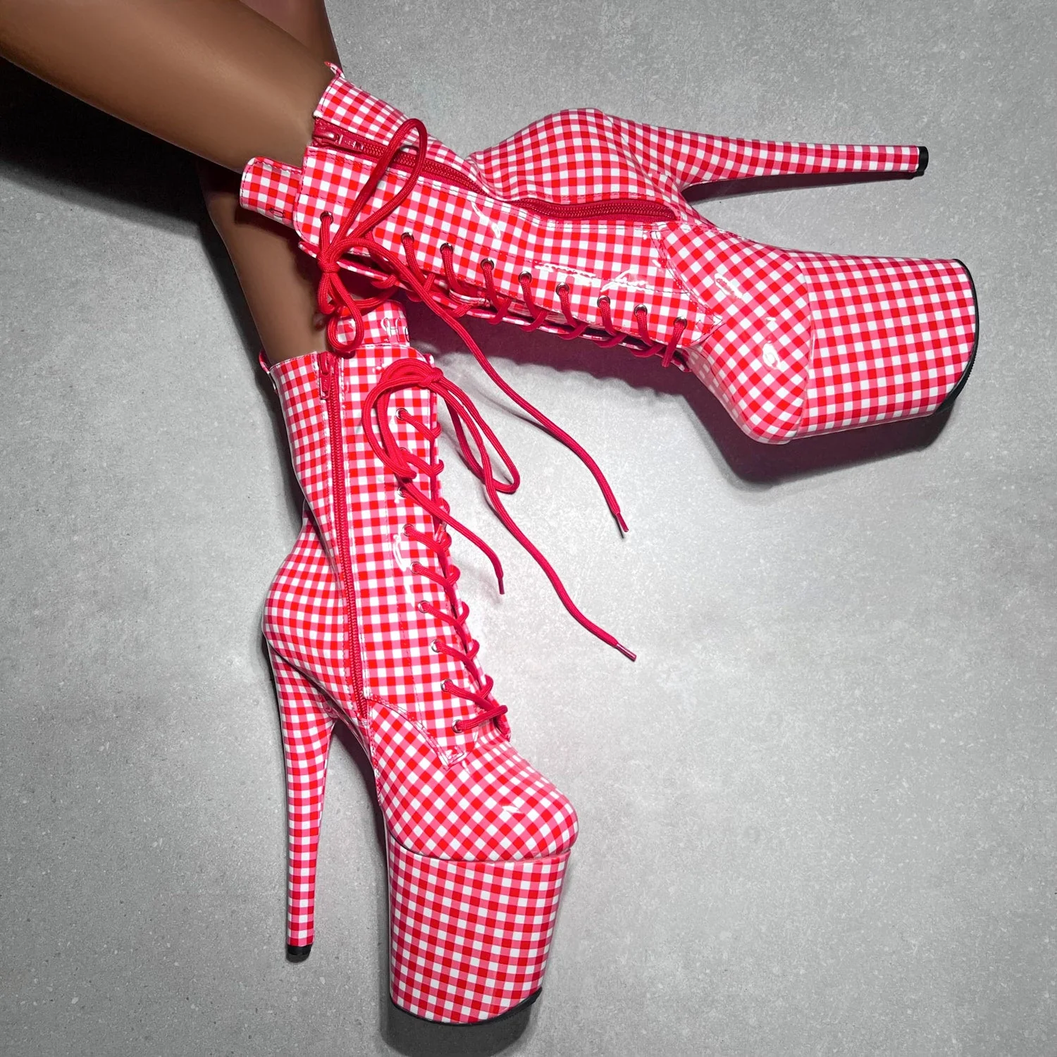 Gingham - Boot Wide Fit - 8 INCH - LIMITED ED. - Image 5