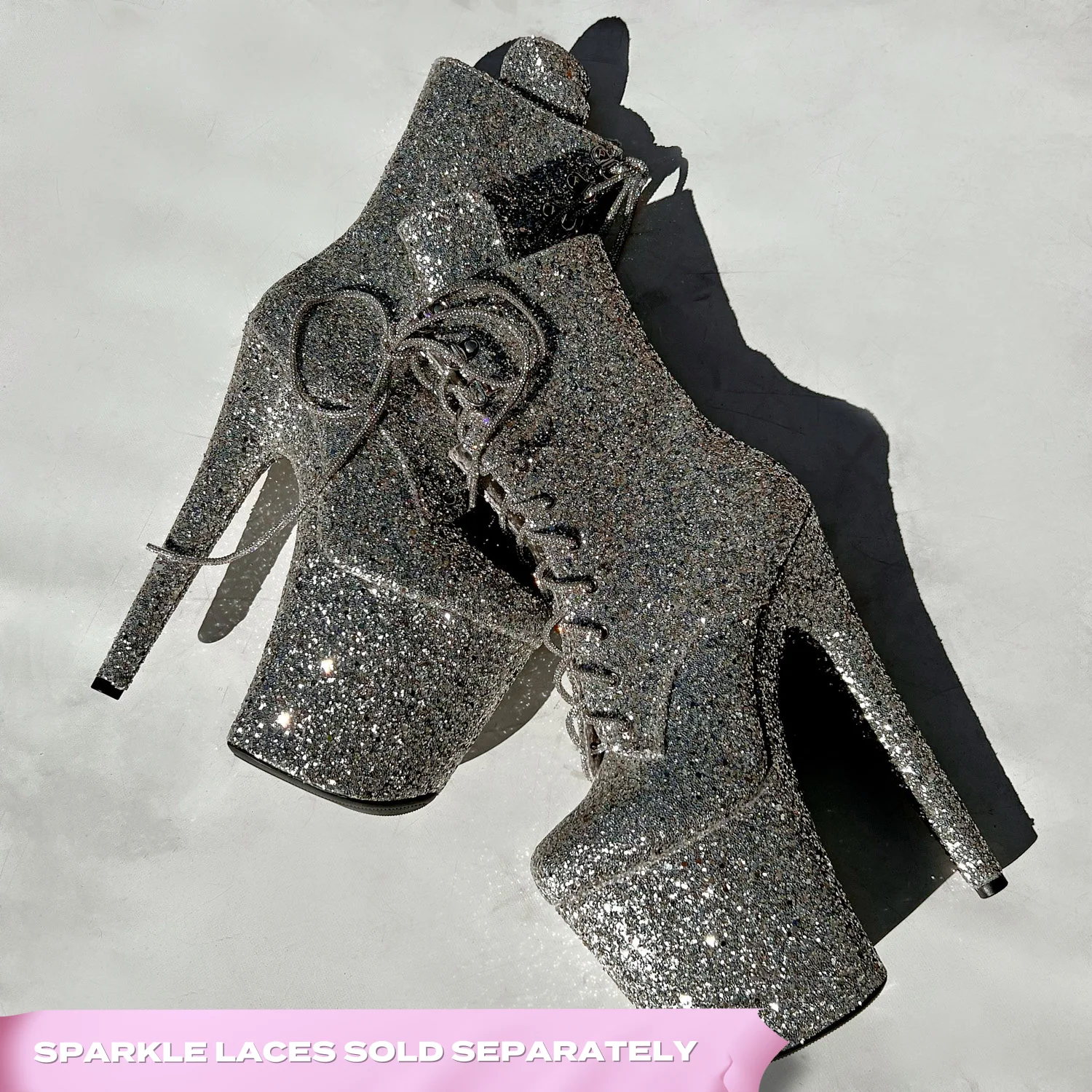 The Glitterati Xtra - Boot - Monroe -  8INCH - Wide Fit - Image 2