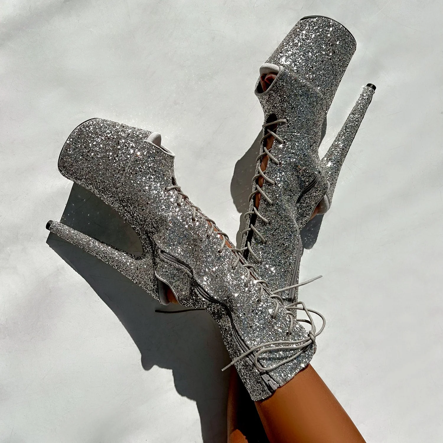 The Glitterati Xtra - OHOT Boot - Monroe - 8INCH - Wide Fit - Image 3