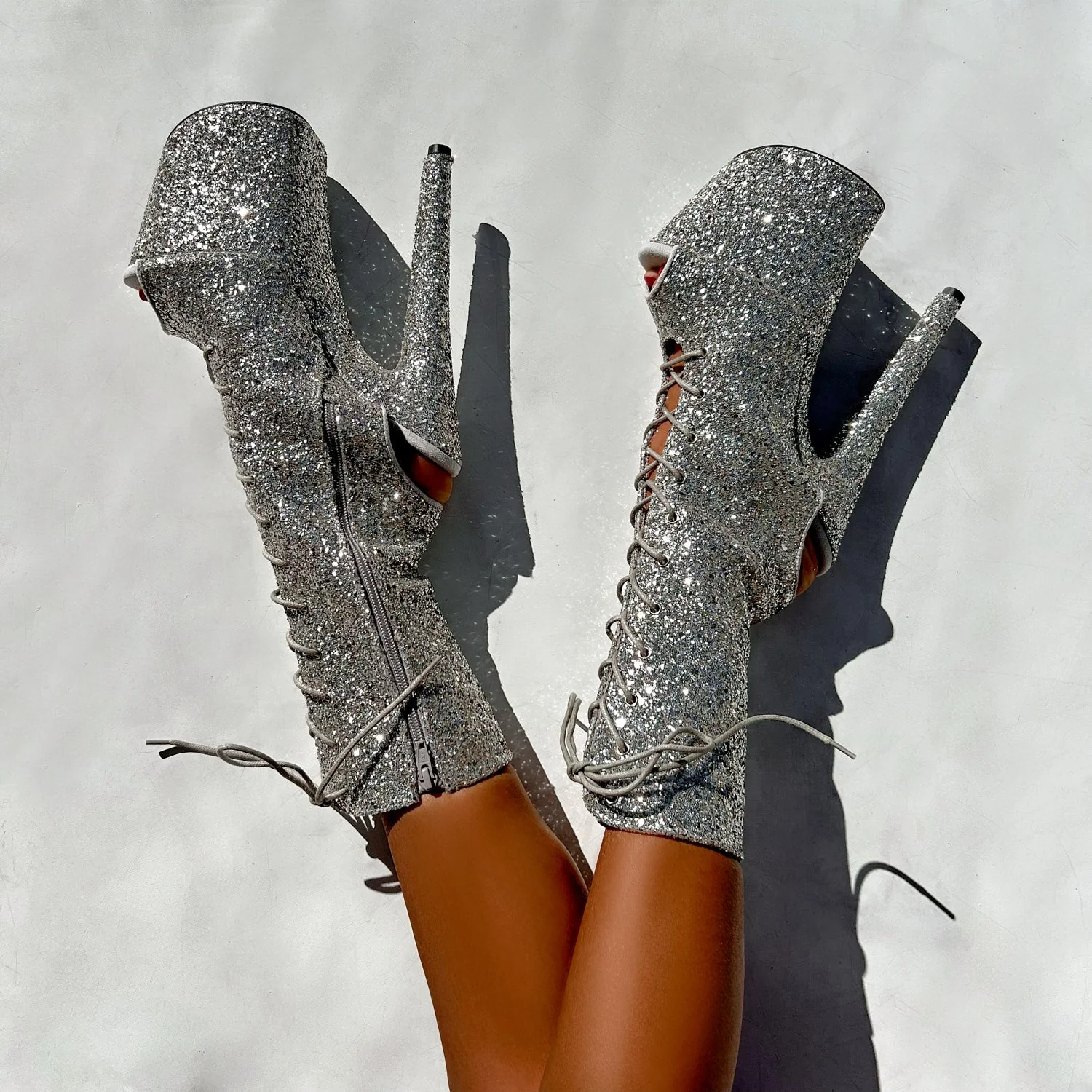 The Glitterati Xtra - OHOT Boot - Monroe - 8INCH - Wide Fit - Image 4