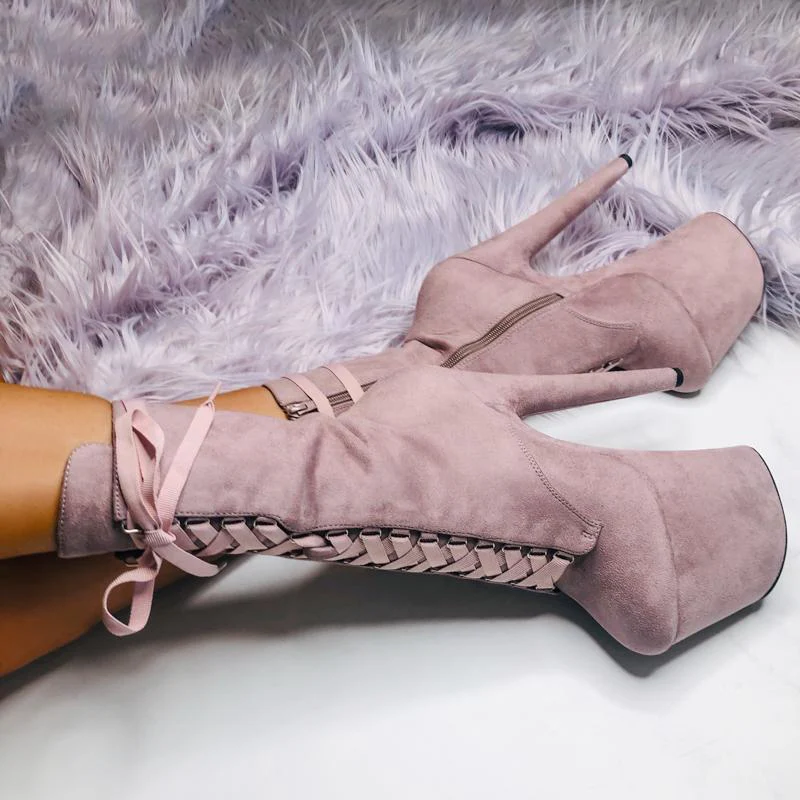 High Babydoll Lilac Mink - 8 INCH - Image 4