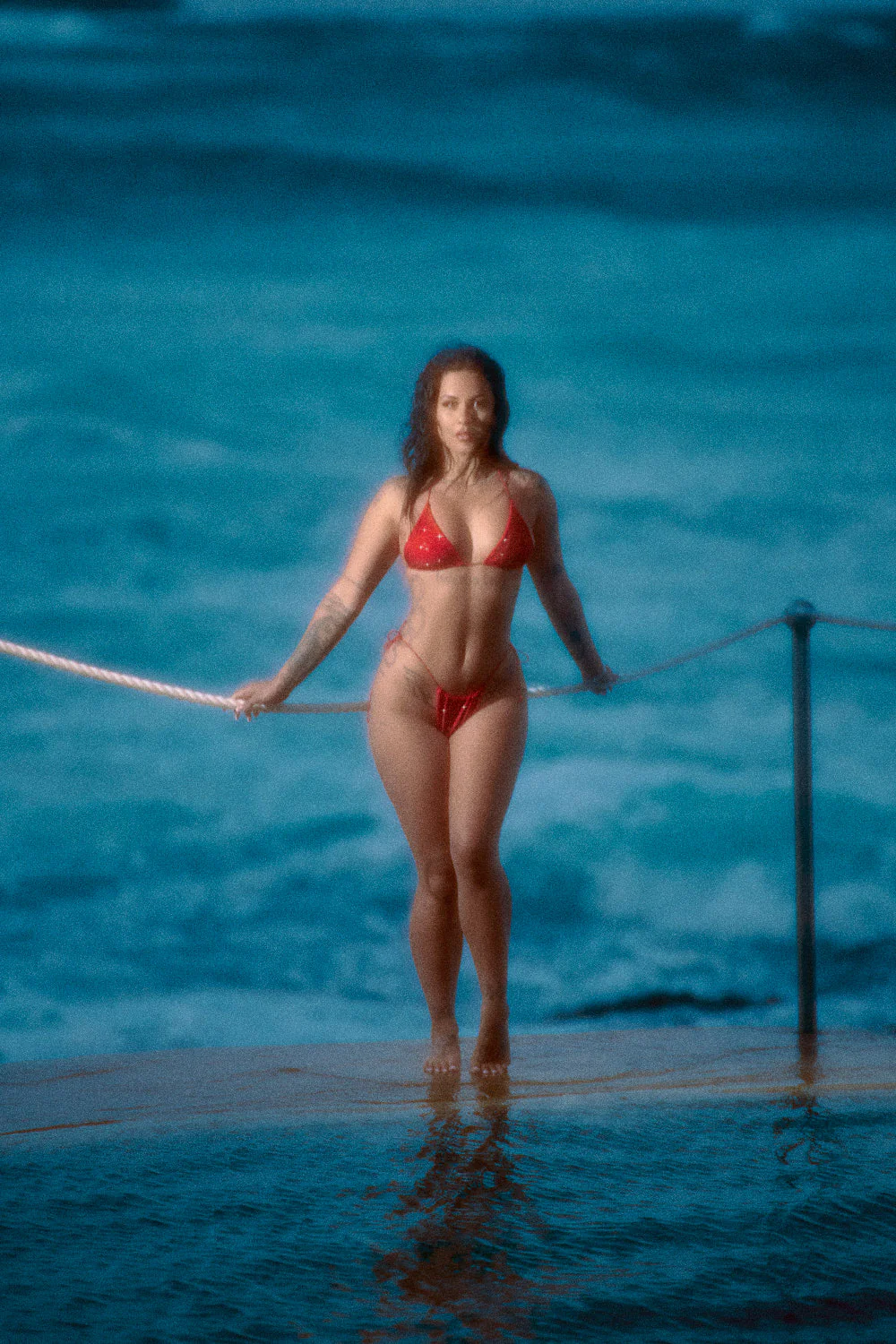 Sparkle Red - HOAH Bikini Top - Image 10
