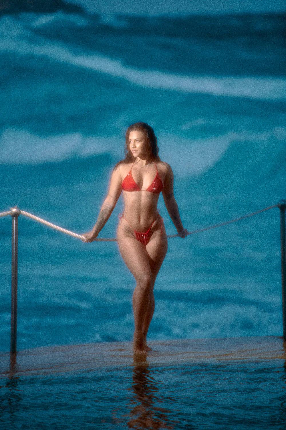 Sparkle Red - HOAH Bikini Top - Image 11