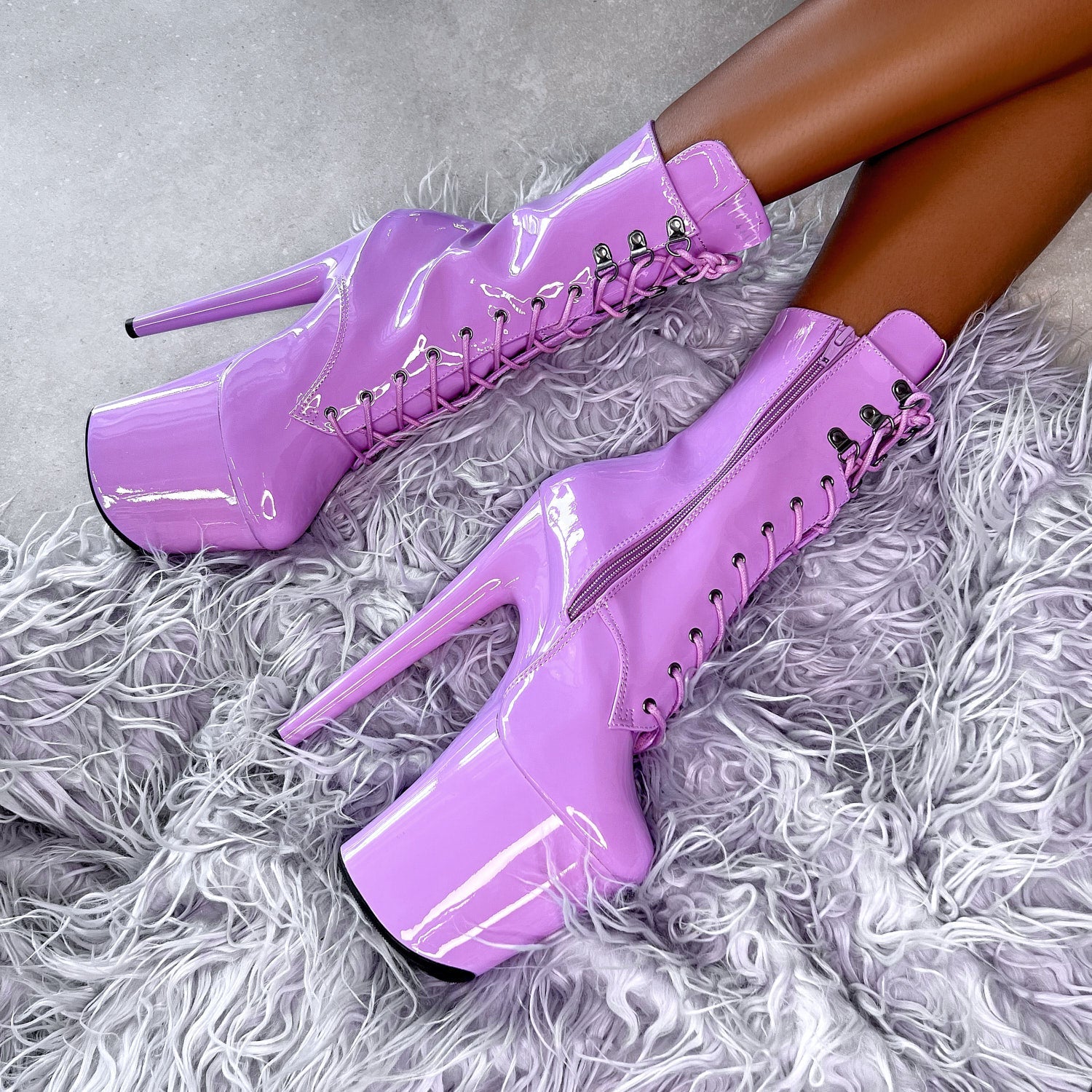 Lipkit Boot - Grape - 8INCH - Image 2