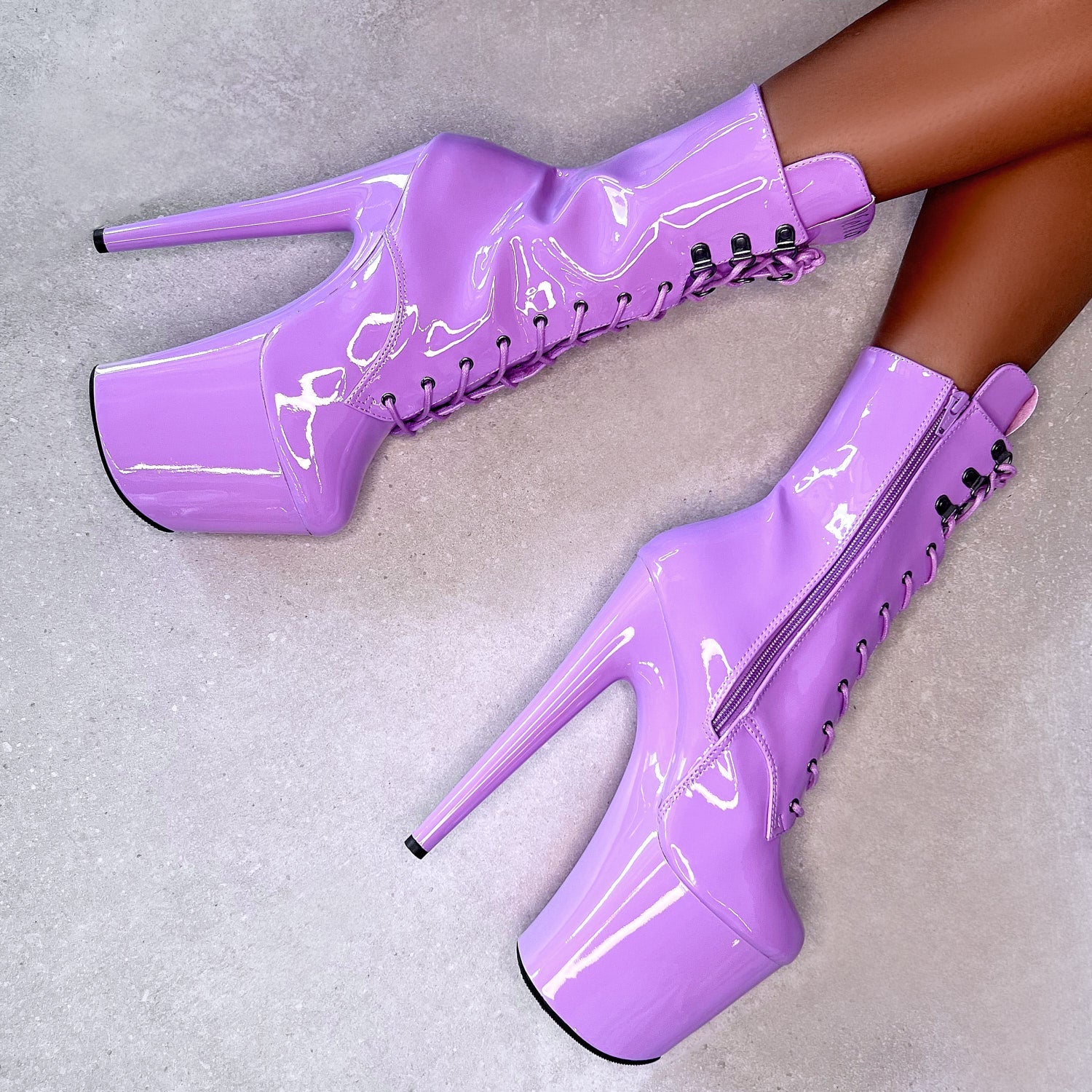 Lipkit Boot - Grape - 8INCH - Image 4