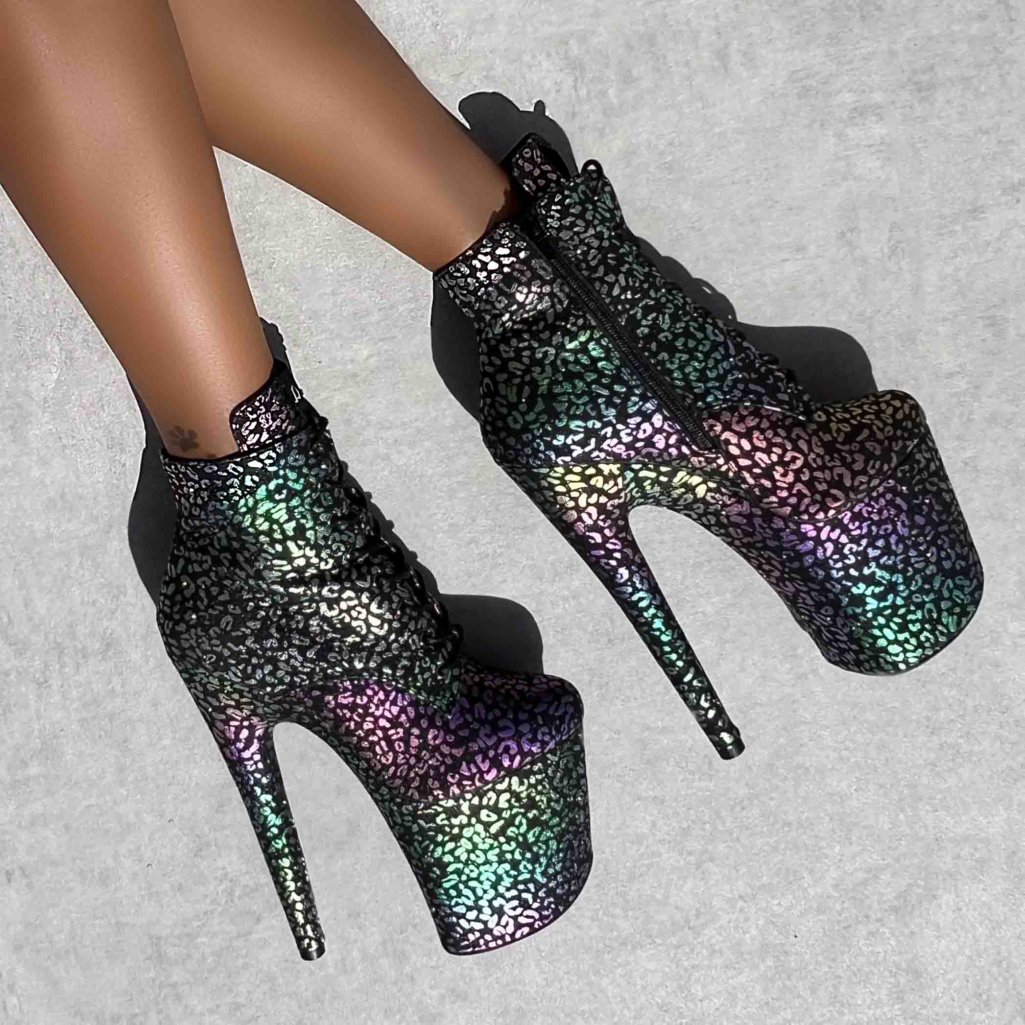 Moonlight Leopard Ankle Boot - 8INCH - Image 3