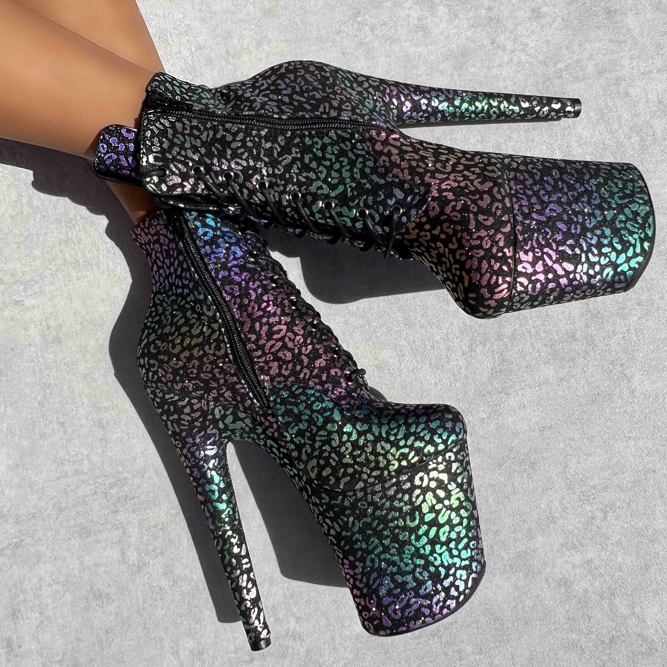 Moonlight Leopard Ankle Boot - 8INCH - Image 4