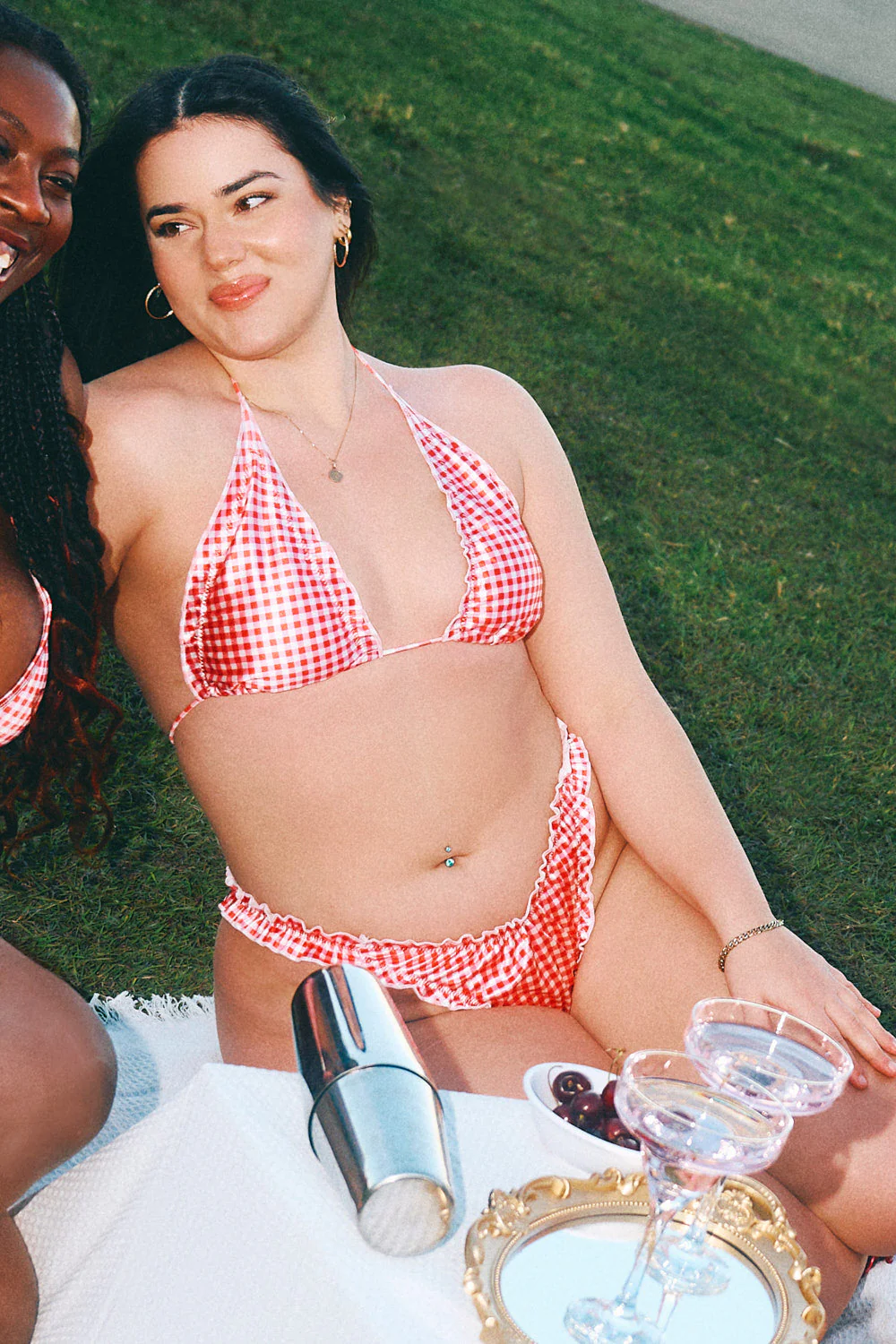 Gingham: Ruffle Thong Bottoms - LIMITED ED. - Image 6