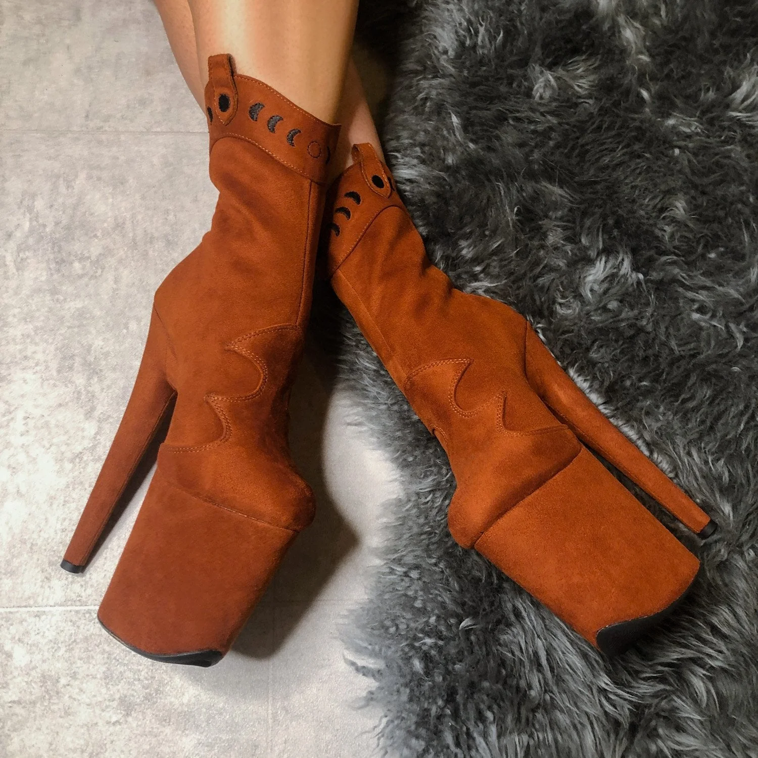 Ride 'em Boot - Chestnut - 8 INCH - Image 3