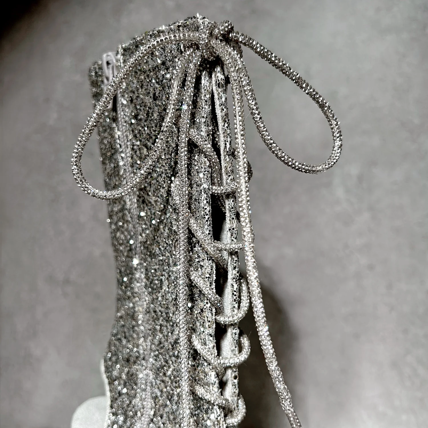 Silver Diamanté Shoe Lace - Image 4
