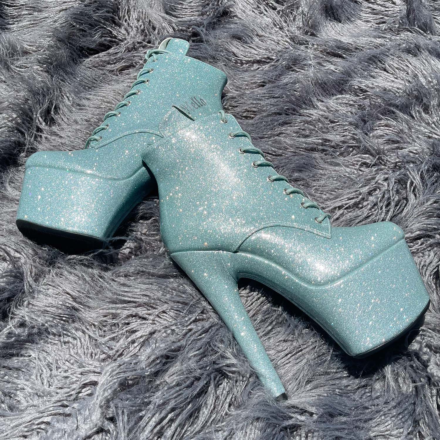 The Glitterati Ankle Boot - Ice Ice Baby - 7 INCH - Image 3