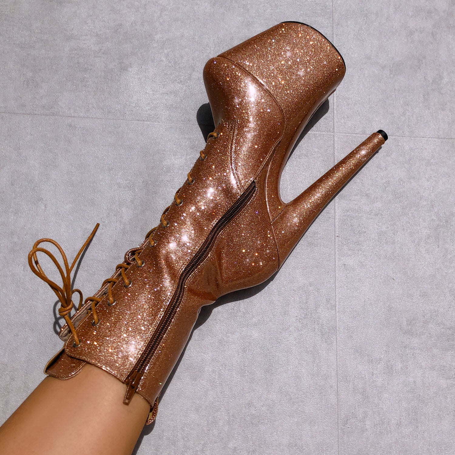The Glitterati Boot - Oh Honey - 8 INCH - Image 3