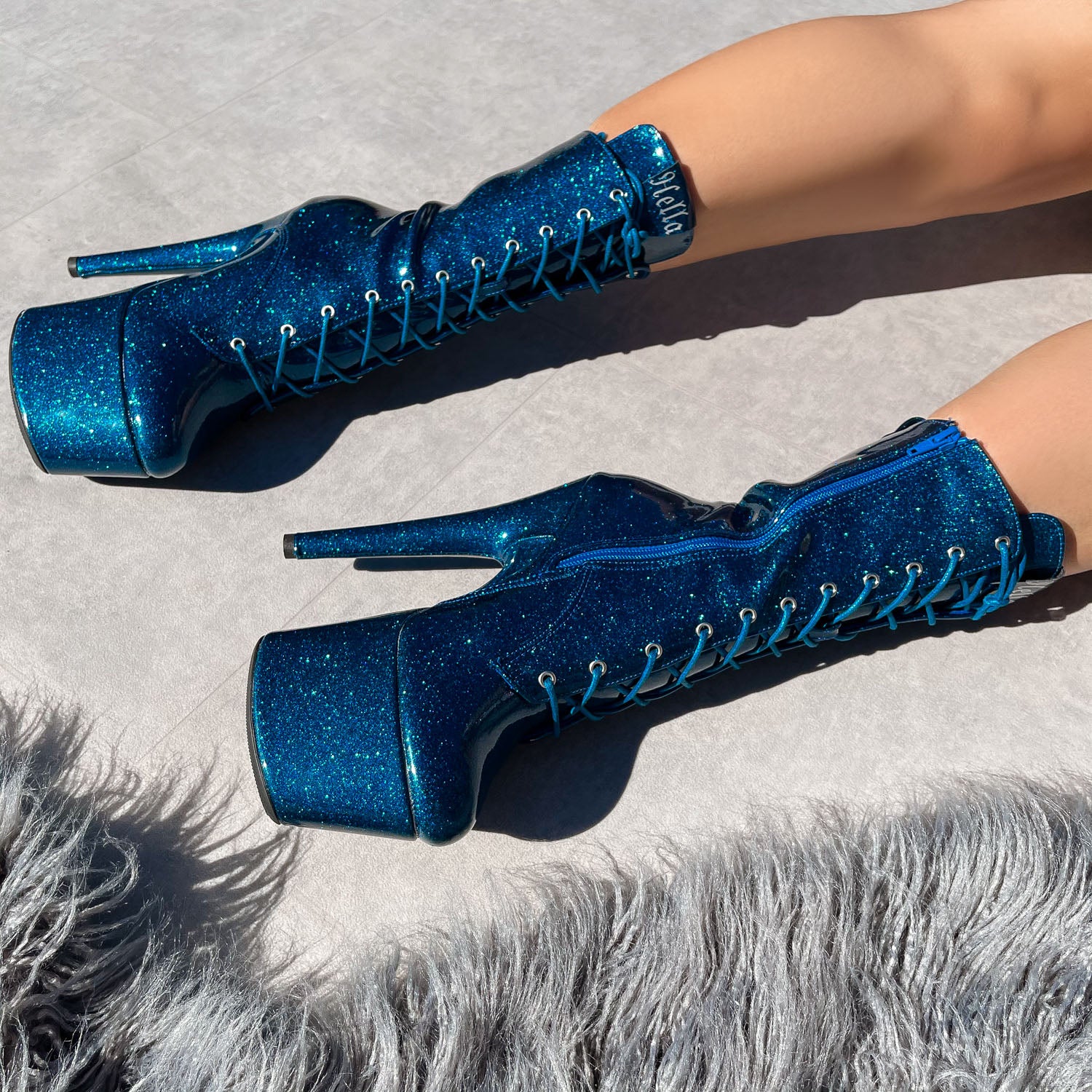 The Glitterati Boot - Skinny Dipping - 7 INCH - Image 3