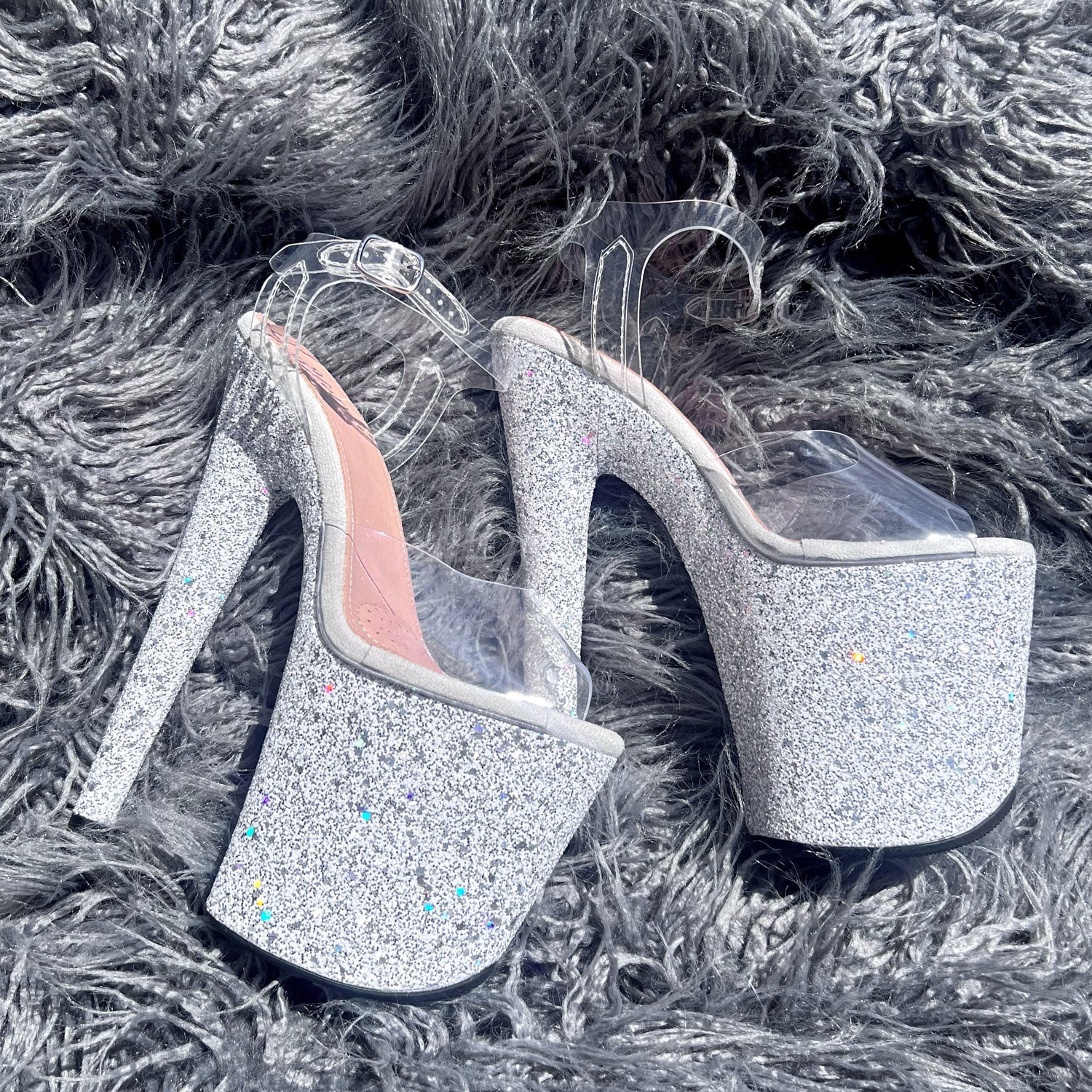 The Glitterati Xtra - Classic Stiletto - Fairydust - 8INCH - Image 4